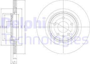 Delphi BG4078 - Гальмівний диск autozip.com.ua