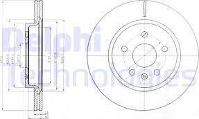 Delphi BG4190 - Гальмівний диск autozip.com.ua