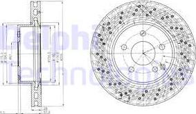 Delphi BG4142C - Гальмівний диск autozip.com.ua