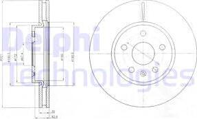 Delphi BG4189 - Гальмівний диск autozip.com.ua