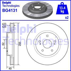 Delphi BG4131 - Гальмівний диск autozip.com.ua