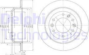 Delphi BG4138 - Гальмівний диск autozip.com.ua