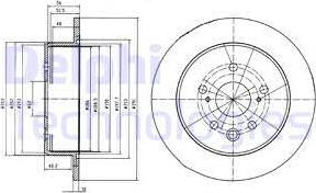 Delphi BG4178 - Гальмівний диск autozip.com.ua