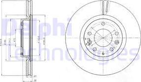 Delphi BG4316 - Гальмівний диск autozip.com.ua