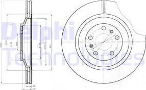 Delphi BG4292C - Гальмівний диск autozip.com.ua