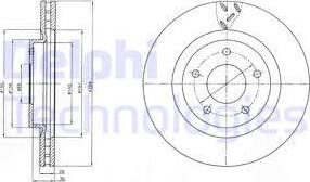 Delphi BG4246 - Гальмівний диск autozip.com.ua