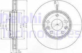 Delphi BG4264C - Гальмівний диск autozip.com.ua