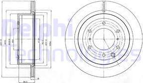 Delphi BG4263 - Гальмівний диск autozip.com.ua