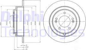 Delphi BG4262 - Гальмівний диск autozip.com.ua