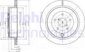 Delphi BG4267 - Гальмівний диск autozip.com.ua