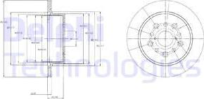 Delphi BG4216 - Гальмівний диск autozip.com.ua