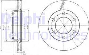 Delphi BG4286 - Гальмівний диск autozip.com.ua