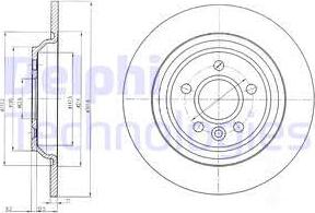 Delphi BG4239C - Гальмівний диск autozip.com.ua