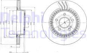 Delphi BG4226 - Гальмівний диск autozip.com.ua