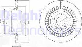 Delphi BG4270 - Гальмівний диск autozip.com.ua