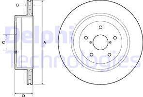 Delphi BG4775C - Гальмівний диск autozip.com.ua