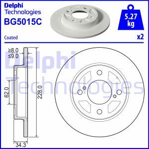 Delphi BG5015C - Гальмівний диск autozip.com.ua