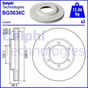 Delphi BG5036C - Гальмівний диск autozip.com.ua