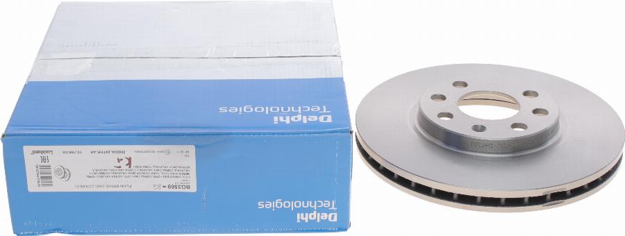 Delphi BG3569 - Гальмівний диск autozip.com.ua