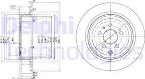 Delphi BG3049 - Гальмівний диск autozip.com.ua