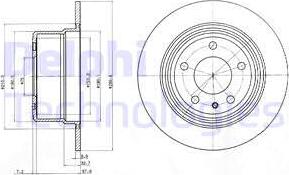 Delphi BG3038 - Гальмівний диск autozip.com.ua