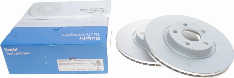 Delphi BG3895C - Гальмівний диск autozip.com.ua