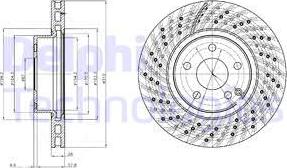 Delphi BG3882 - Гальмівний диск autozip.com.ua