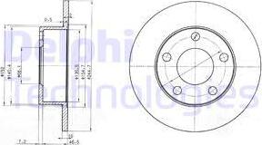 Delphi BG3382 - Гальмівний диск autozip.com.ua