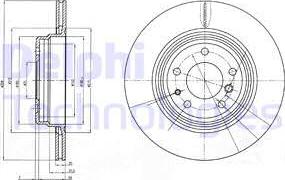 Delphi BG3213 - Гальмівний диск autozip.com.ua