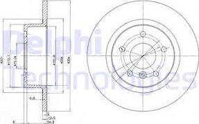 Delphi BG3227 - Гальмівний диск autozip.com.ua