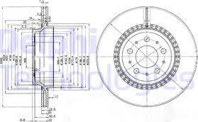 Delphi BG3782 - Гальмівний диск autozip.com.ua