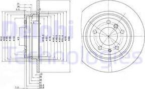 Delphi BG2431 - Гальмівний диск autozip.com.ua