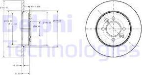 Delphi BG2694 - Гальмівний диск autozip.com.ua