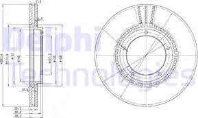 Delphi BG2692 - Гальмівний диск autozip.com.ua