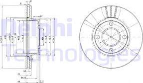 Delphi BG2668 - Гальмівний диск autozip.com.ua