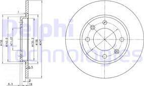 CAR DDF 244 - Гальмівний диск autozip.com.ua