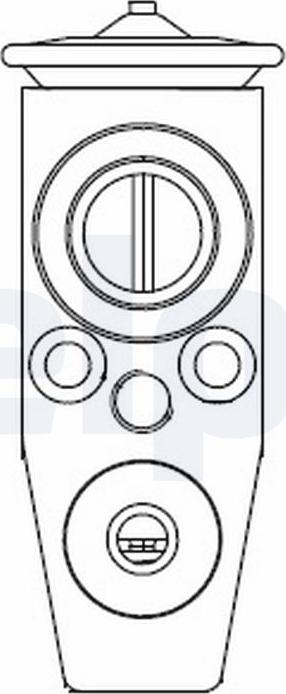 Delphi CB1011V - Розширювальний клапан, кондиціонер autozip.com.ua
