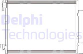Delphi CF20415 - Конденсатор, кондиціонер autozip.com.ua
