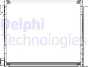 Delphi CF20313 - Конденсатор, кондиціонер autozip.com.ua