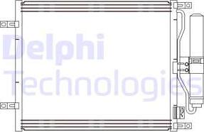 Delphi CF20245 - Конденсатор, кондиціонер autozip.com.ua