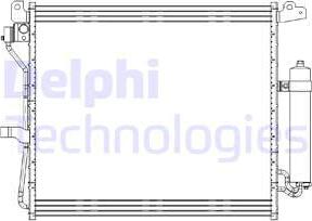 Delphi CF20228 - Конденсатор, кондиціонер autozip.com.ua