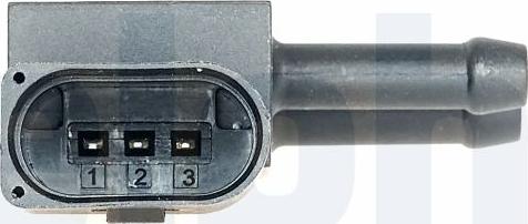 Delphi DPS00060-12B1 - Датчик, тиск вихлопних газів autozip.com.ua
