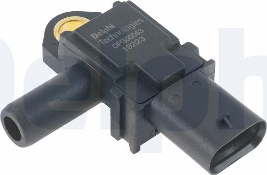 Delphi DPS00063-12B1 - Датчик, тиск вихлопних газів autozip.com.ua