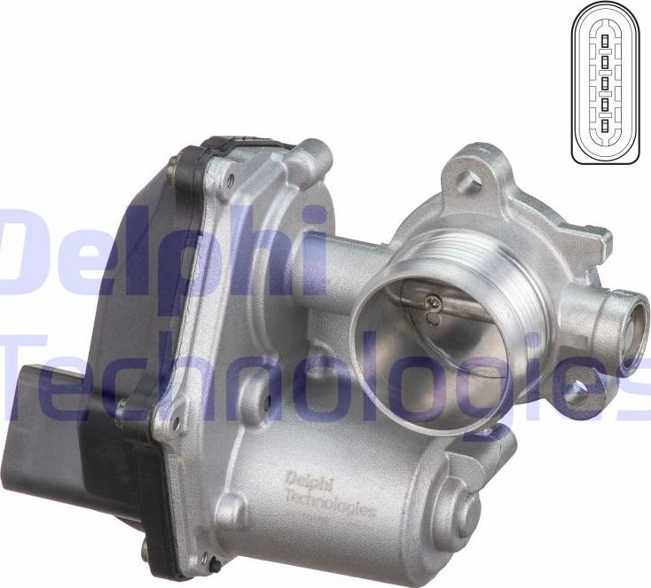 Delphi EG10489-12B1 - Клапан повернення ОГ autozip.com.ua