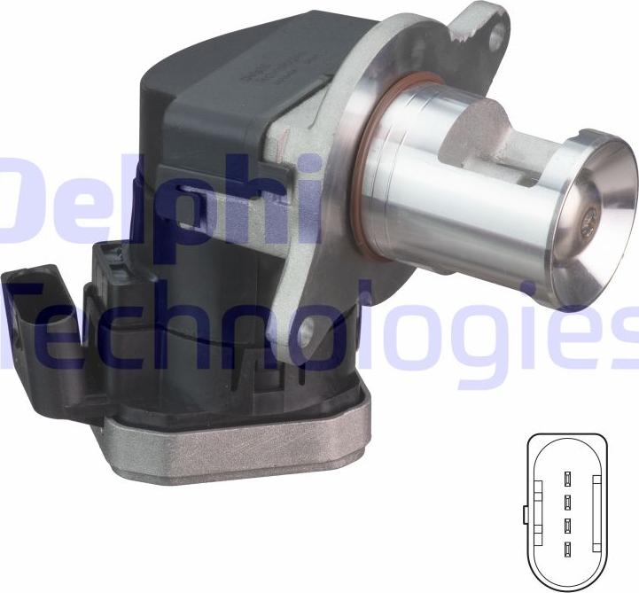 Delphi EG10428-12B1 - Клапан повернення ОГ autozip.com.ua