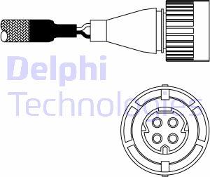 Delphi ES10985-12B1 - Лямбда-зонд, датчик кисню autozip.com.ua