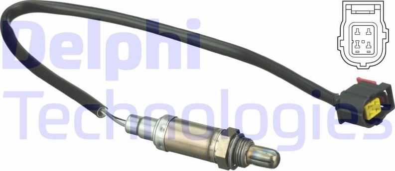 Delphi ES10882-12B1 - Лямбда-зонд, датчик кисню autozip.com.ua