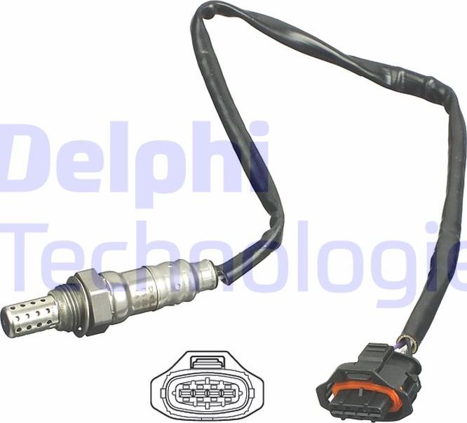 Delphi ES20426-12B1 - Лямбда-зонд, датчик кисню autozip.com.ua
