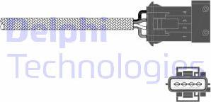 Delphi ES20341-12B1 - Лямбда-зонд, датчик кисню autozip.com.ua