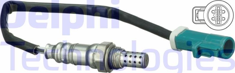Delphi ES20318-12B1 - Лямбда-зонд, датчик кисню autozip.com.ua